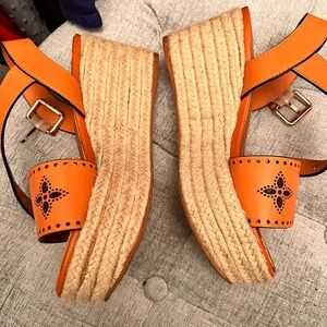 Espadrille Wedge Sandals Size 5